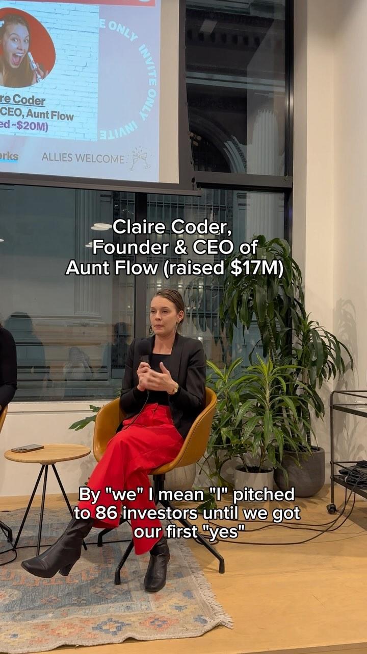 Listen from @clairecoderofficial, founder of @goauntflow about their fundraising process and the importance of persistency💪
#AuntFlow #Founder #Fundraising #Capital